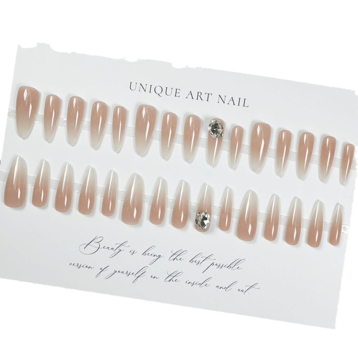 Ombre Stiletto Press-On Nail Extensions Bowlift