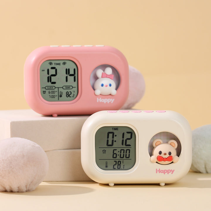 Cute Alarm Clock in Bunny Design Bowlift