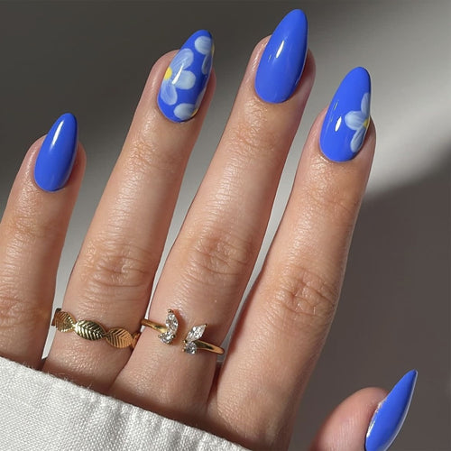 Artistic Floral Nail Set Bowlift