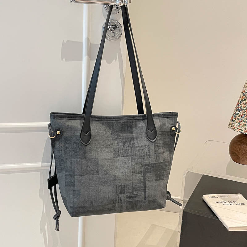 WoTextured Canvas Tote Bag Bowlift