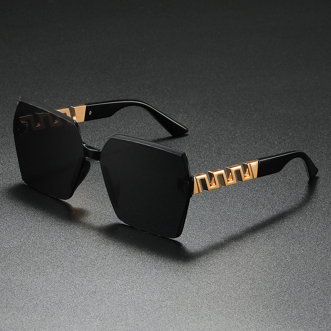 Stylish Geometric Shield Sunglasses Bowlift