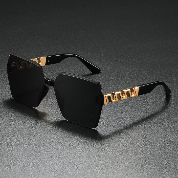 Stylish Geometric Shield Sunglasses Bowlift