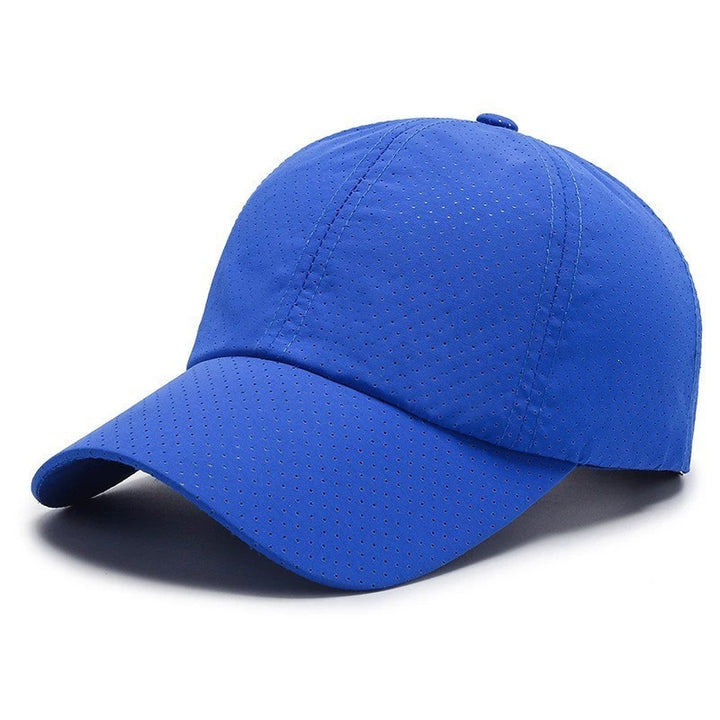 Women's Breathable Sport Cap with Hole Pattern Bowlift