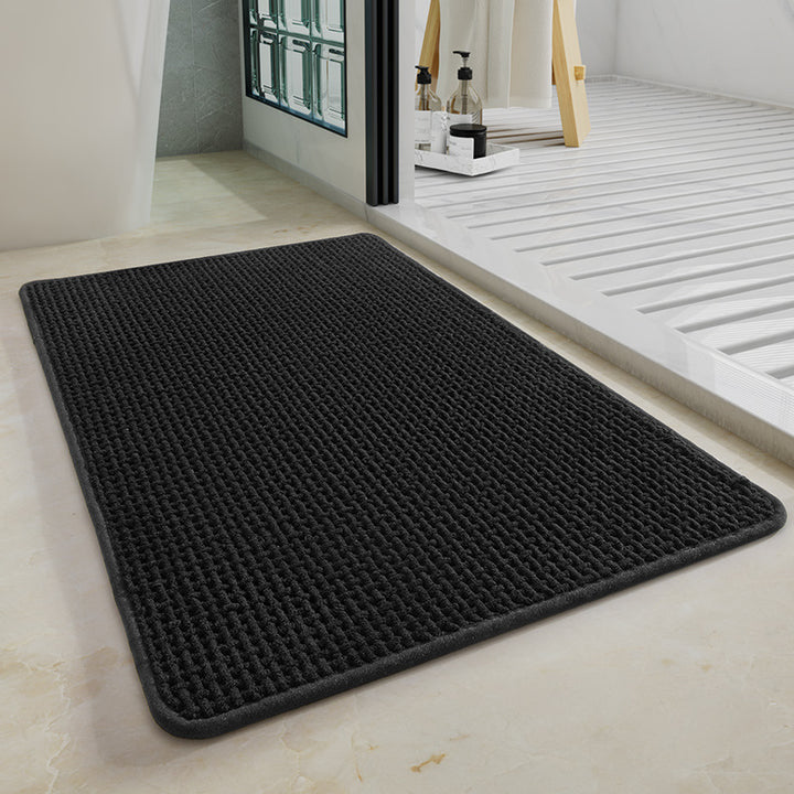 Soft Plush Bathroom Area Mat Bowlift