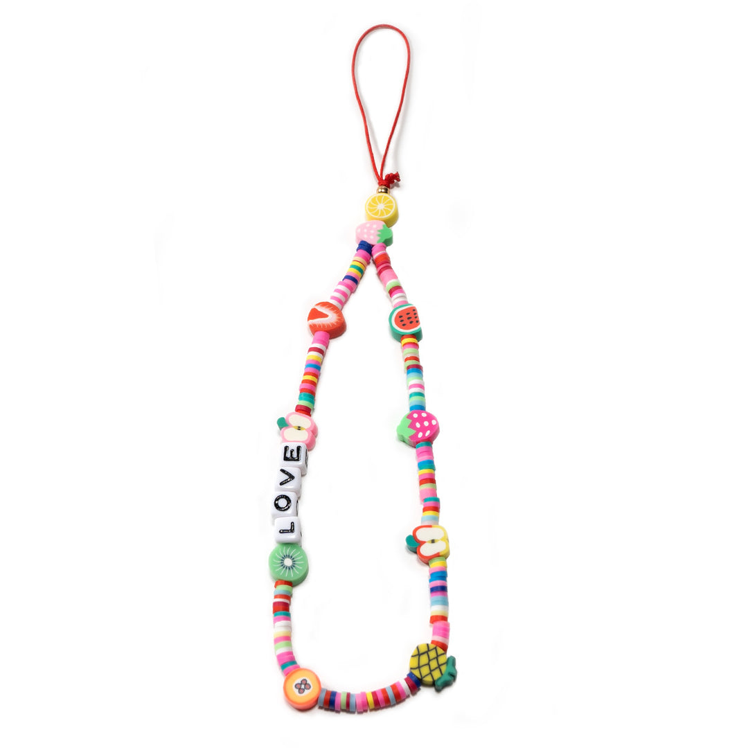 Beaded Smile Face Eyewear Chain Bowlift
