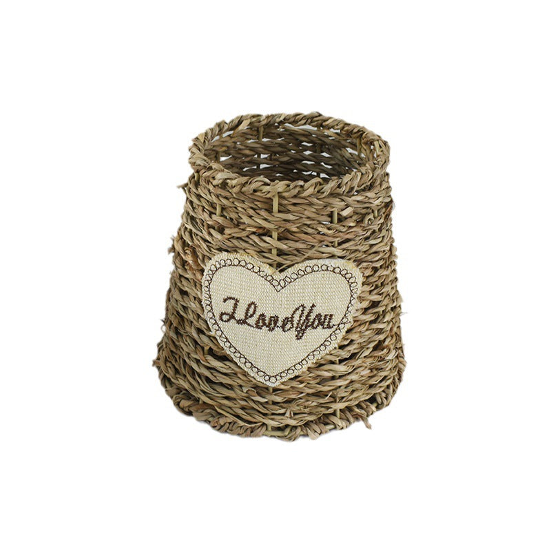 Handcrafted Natural Woven Storage Basket Bowlift