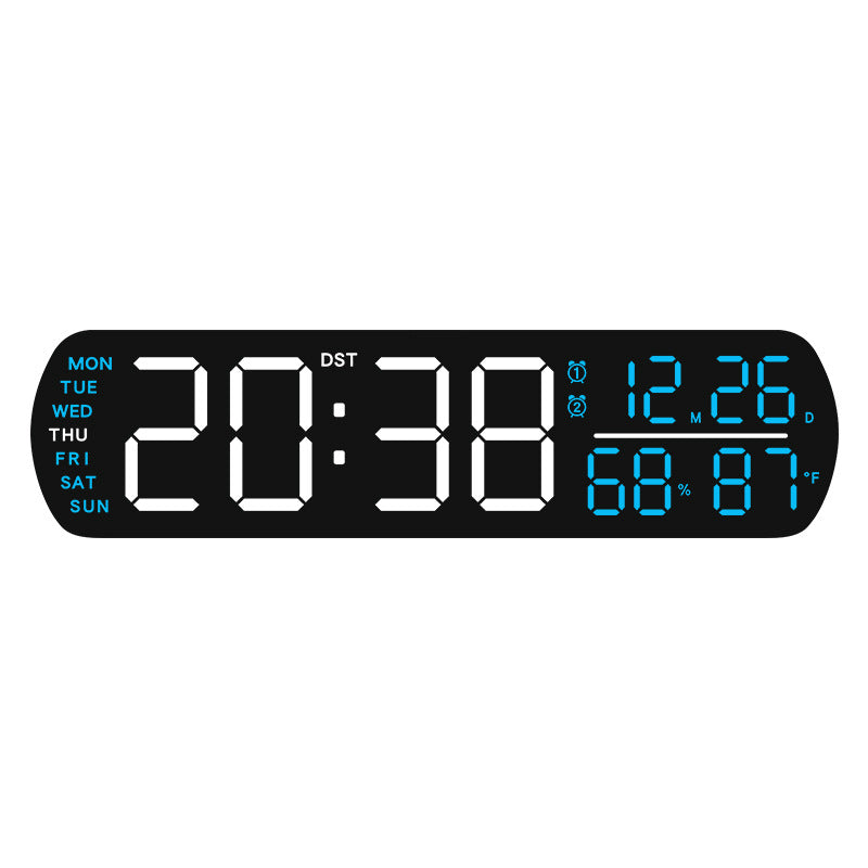 Digital weather clock with large display Bowlift