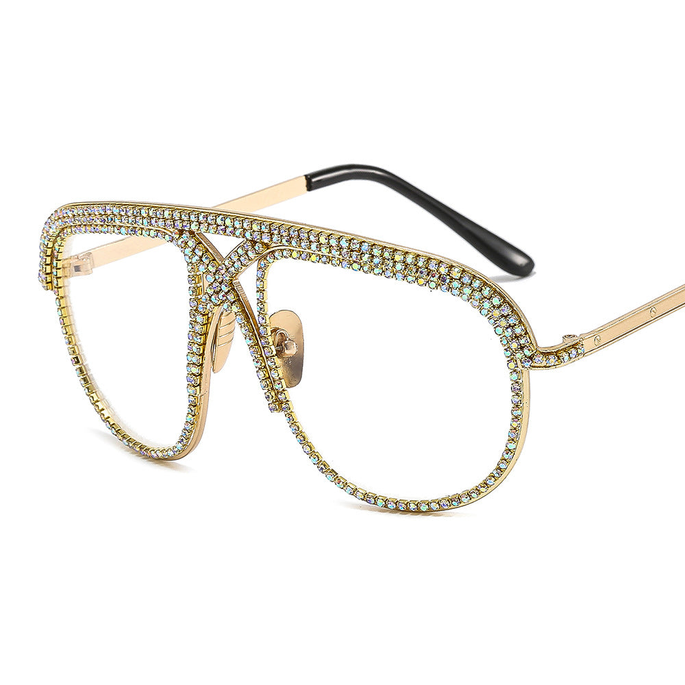 Ladies elegant sunglasses with glittering frame and gradient lenses Bowlift