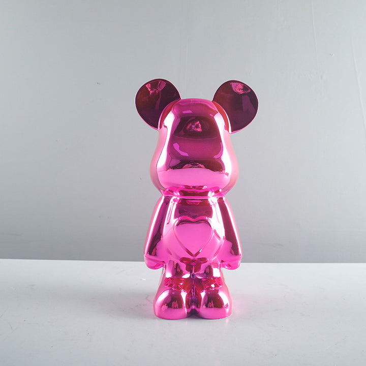 Decorative Golden Bear Figurine