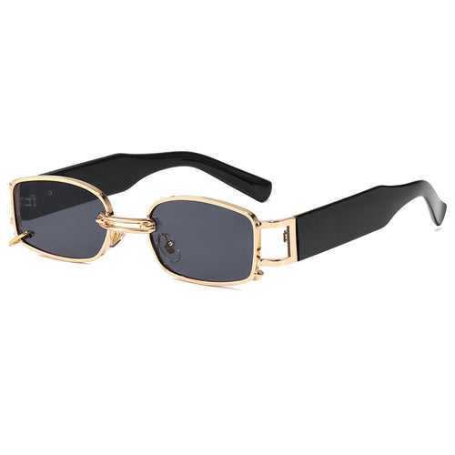 Women fashion rectangular sunglasses with exclusive metal frame Bowlift
