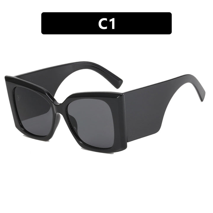Women's Oversized Sunglasses with Modern Design and UV Protection Bowlift