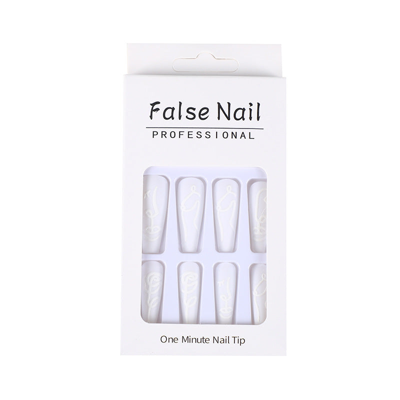Glossy Design Artificial Nails Bowlift