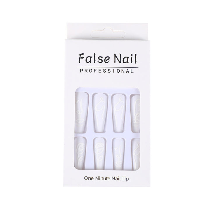 Glossy Design Artificial Nails Bowlift