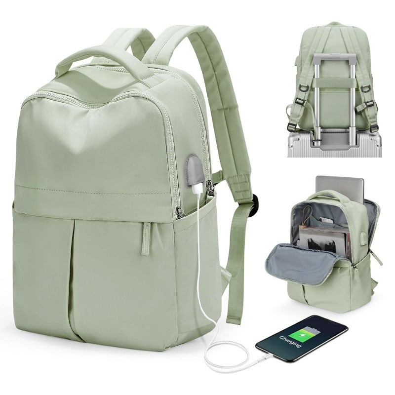 Multifunctional Laptop Backpack with USB Port and Versatile Compartments Bowlift