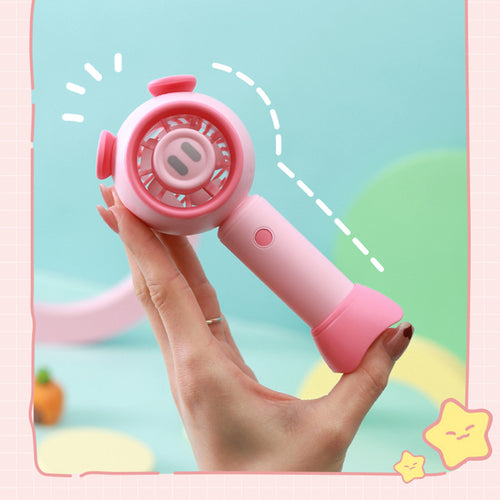Women's Portable Mini Hand Fan with Animal Design Bowlift