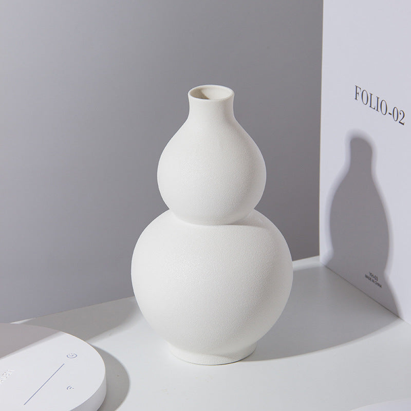 Artistic Double-Gourd Shaped Ceramic Vase