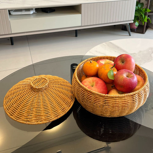 Handwoven Decorative Storage Container Bowlift