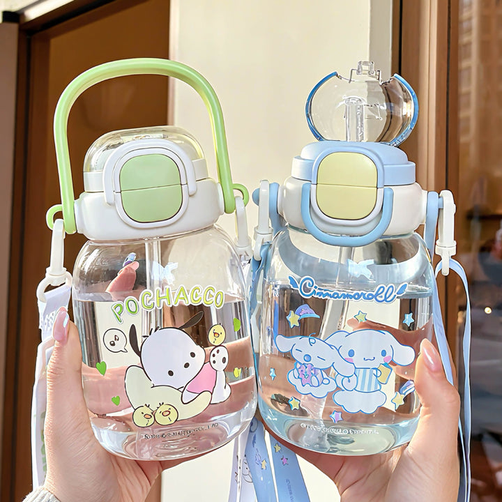 Women's practical drinking bottle with ergonomic grip Bowlift