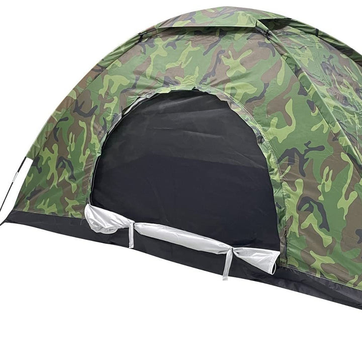Unisex Portable Camping Tent with Camouflage Pattern Bowlift