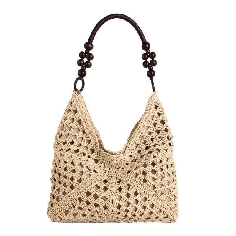 WoChic Boho Crochet Handbag Bowlift
