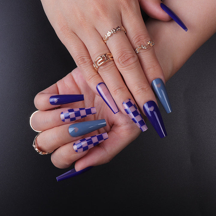 Glamorous Long Acrylic Nail Extensions Bowlift