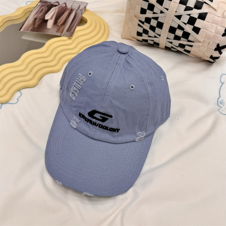 Men's Distressed Casual Baseball Cap Bowlift