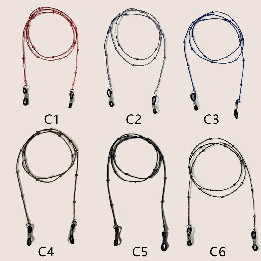 Beaded Eyewear Retainer Strap Bowlift