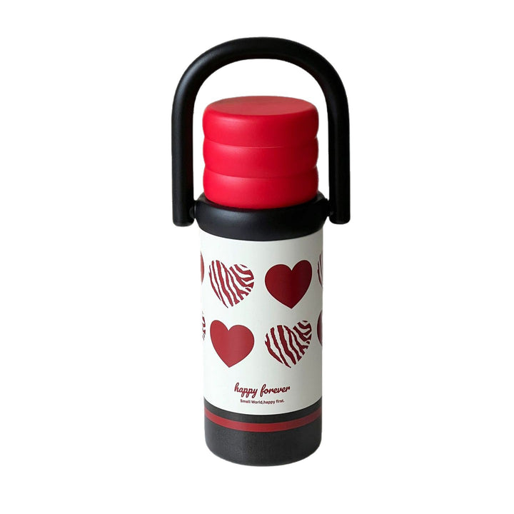 Ladies Insulated Drink Bottle with Design and Practical Handle Bowlift