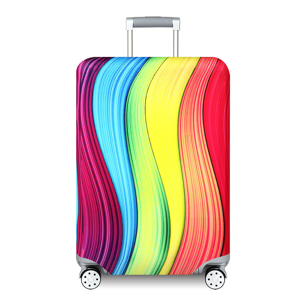 Unisex nan Kids Luggage Cover for Hard Shell Suitcases with Fun Space Design made of Elastic Polyester-Spandex Bowlift