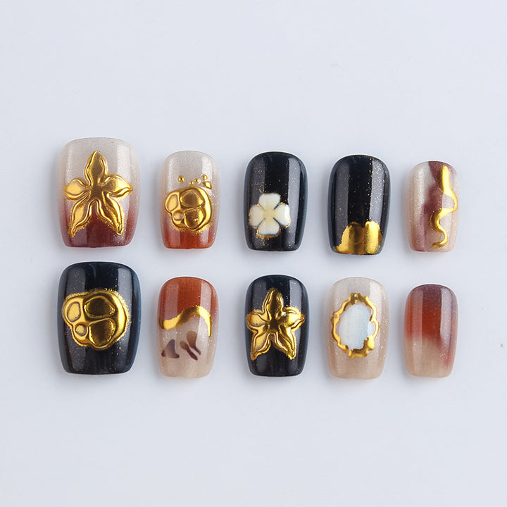 Gothic Themed Nail Art Set Bowlift