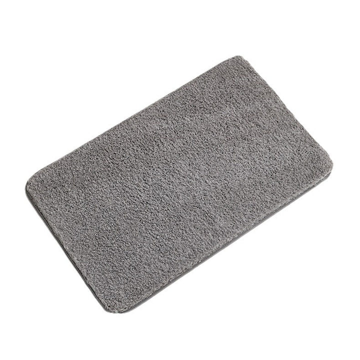Plush Bathroom Rug Bowlift