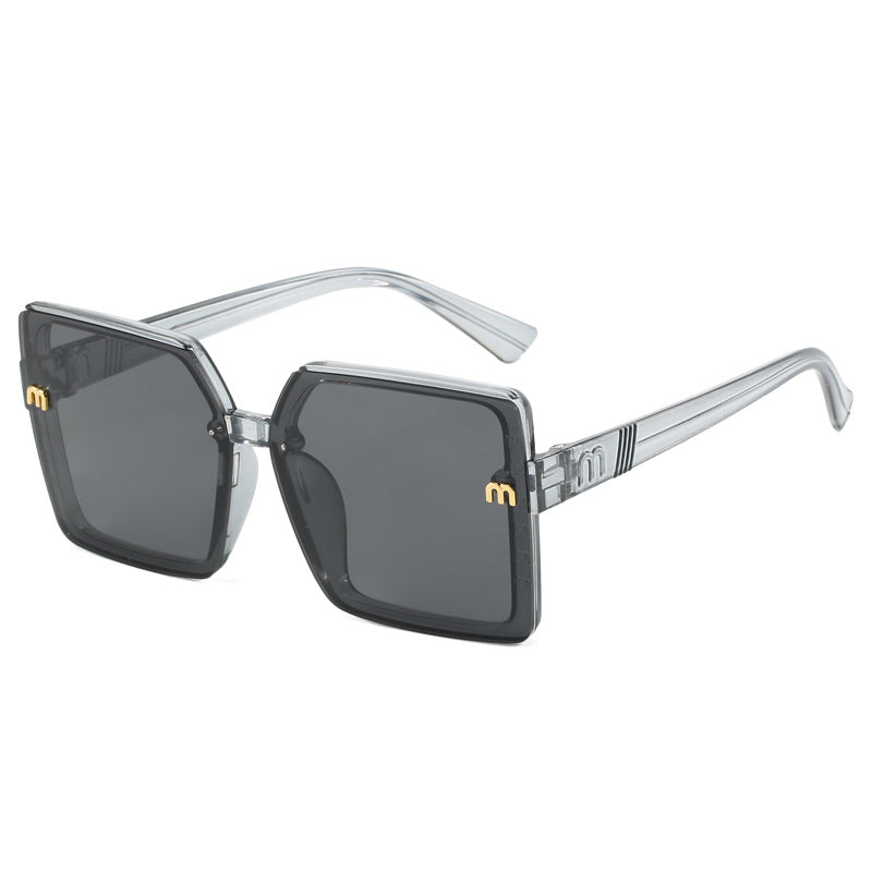 Women's stylish square sunglasses with mirrored gradient Bowlift