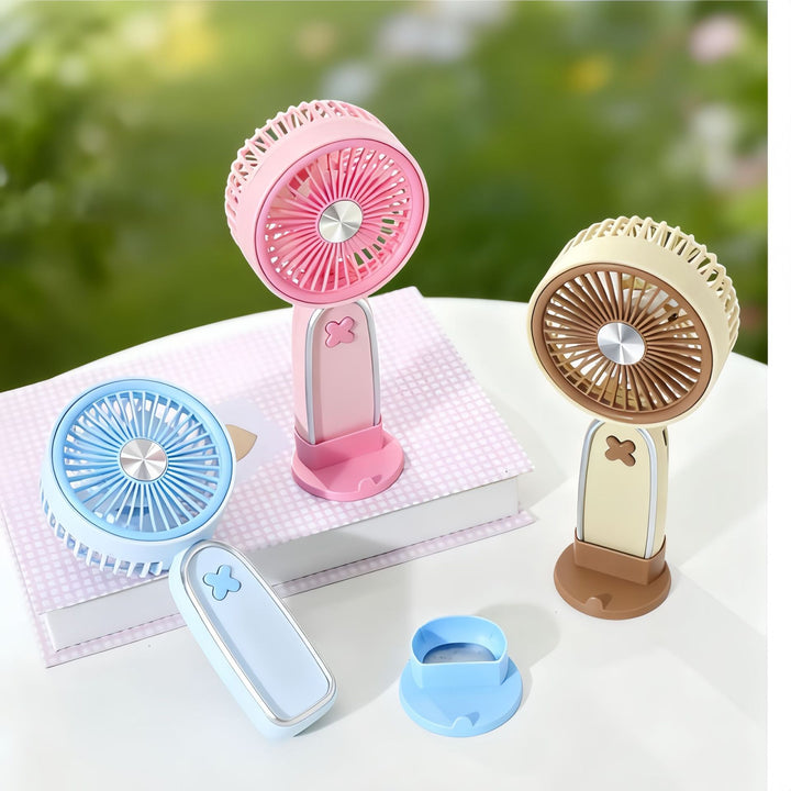 Women portable mini fan with USB charging function and ergonomic design Bowlift