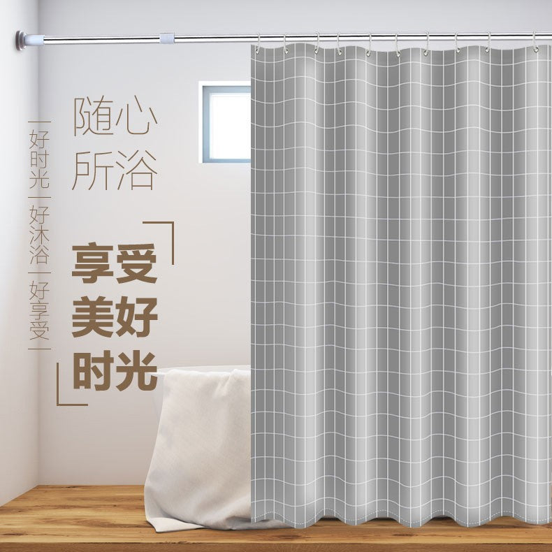 Modern Geometric Pattern Shower Curtain Bowlift