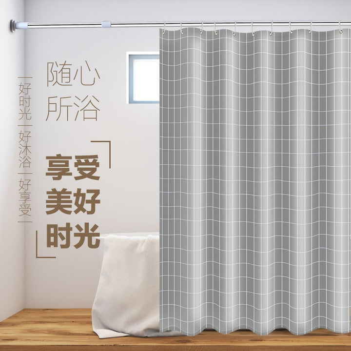 Modern Geometric Pattern Shower Curtain Bowlift