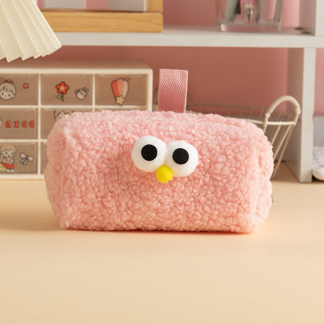 Plush Animal-Themed Pencil Case Bowlift