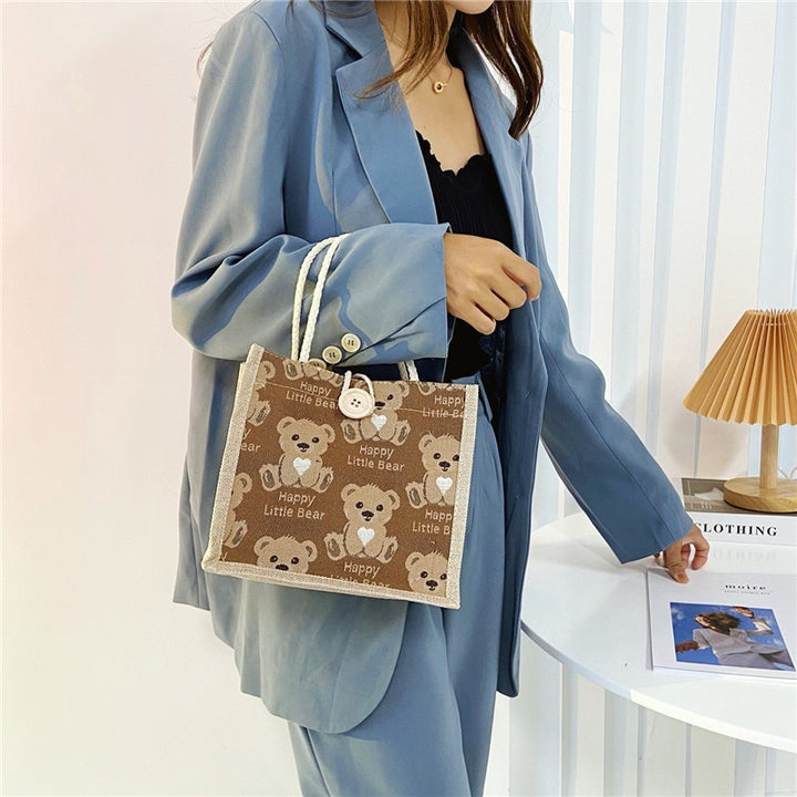 Shoulder bag with sweet bear motif Bowlift