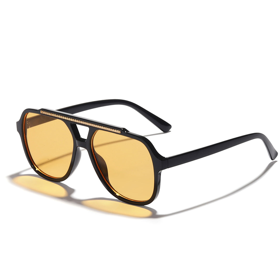 Women's designer sunglasses with extravagant pattern and protective UV protection Bowlift