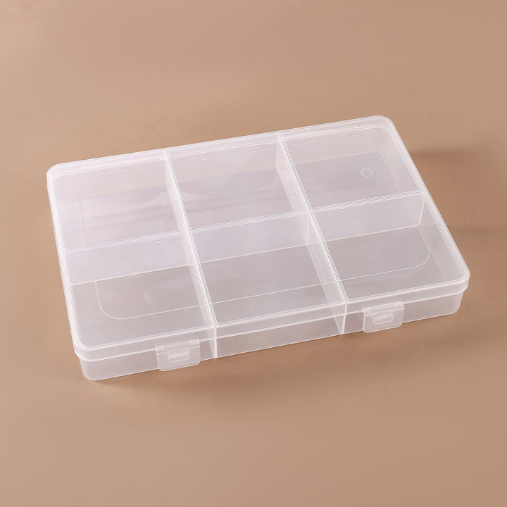 Multi-Compartment Transparent Organizer Box Bowlift
