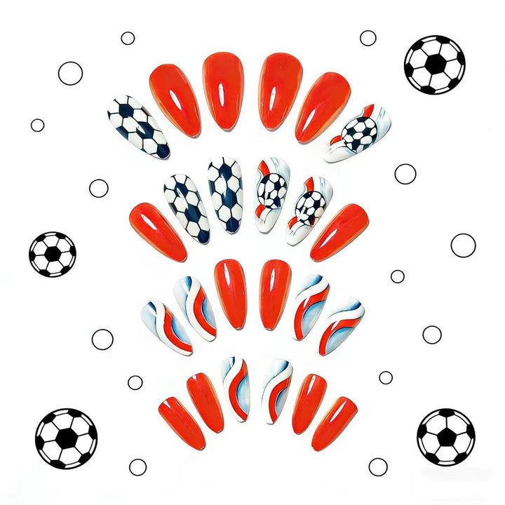 Artificials Nails in Creative Soccer Design Bowlift
