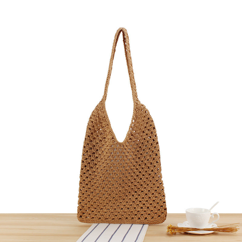 Hand-knotted Jute Bag Bowlift