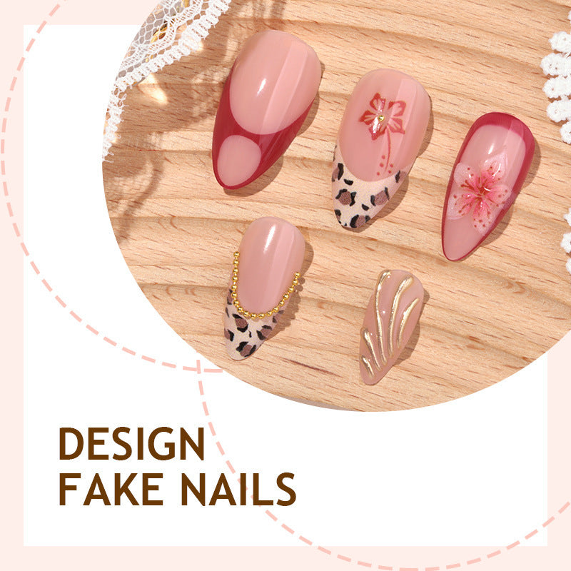 Creative nail art set with floral and elegant designs Bowlift