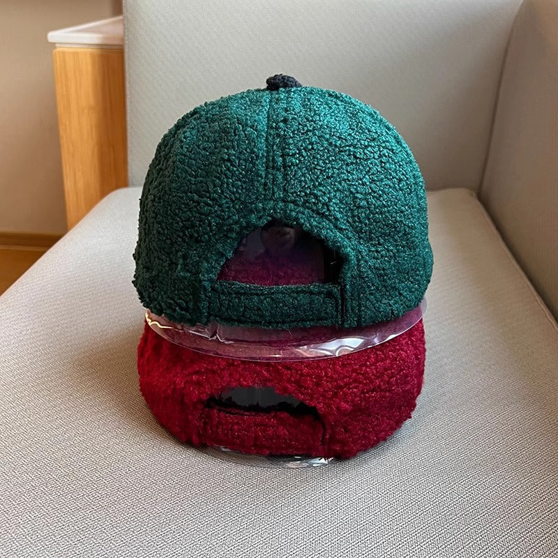 Women's Textured Fleece-Lined Baseball Cap Bowlift