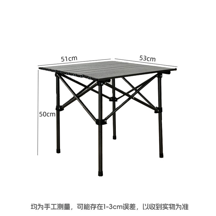 Folding Table With Sturdy Wooden Top Bowlift