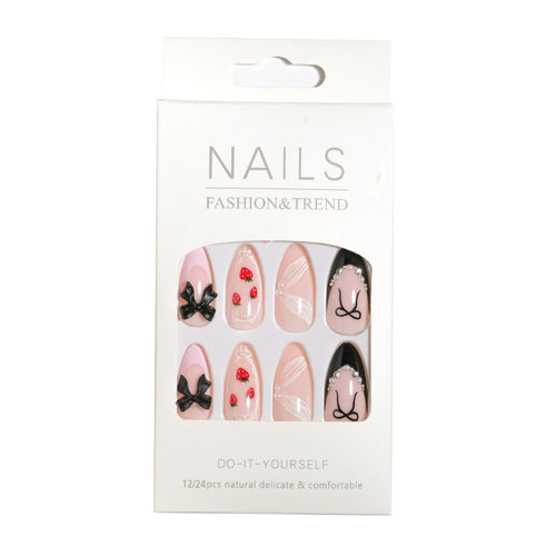 Artistic DIY Press-On Nail Set Bowlift