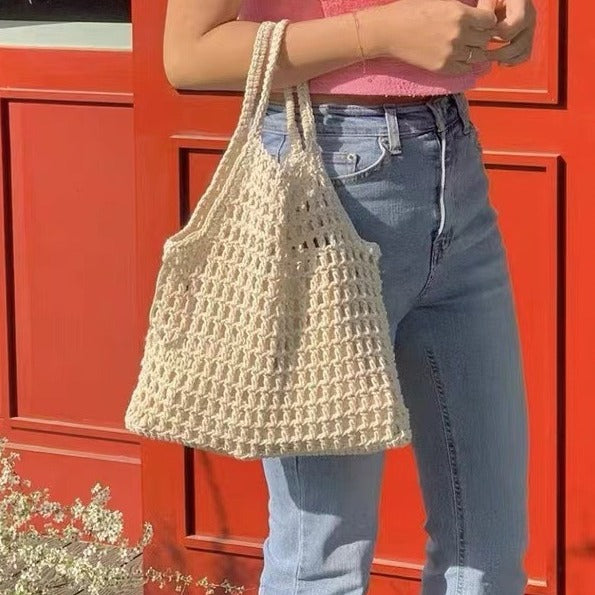 Handwoven Sustainable Shopping Bag Bowlift