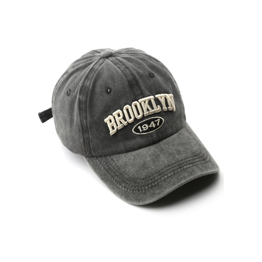 Men's Distressed Cotton Dad Cap Bowlift