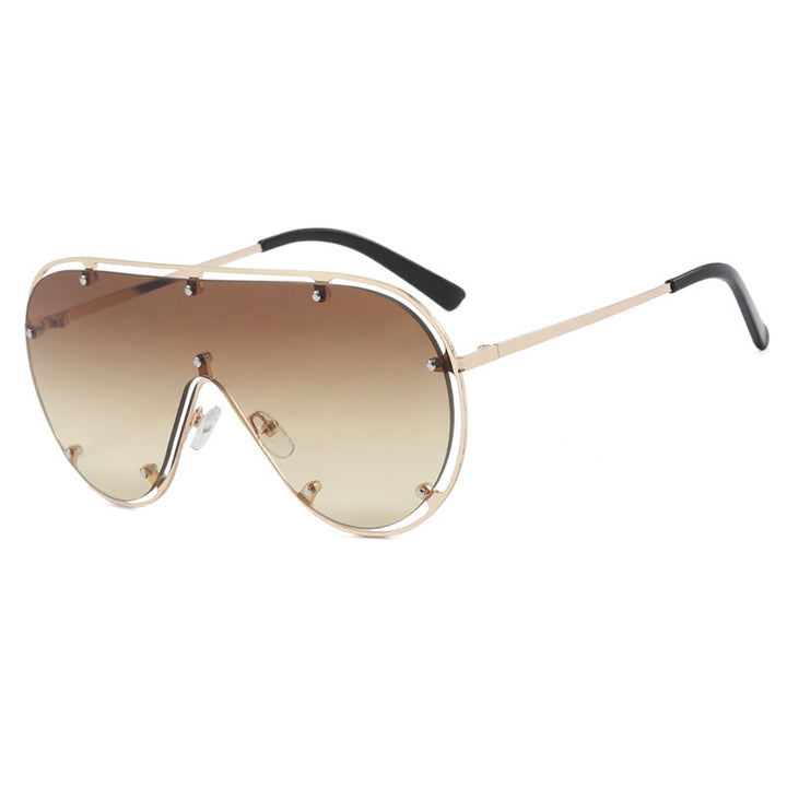 Women's fashionable oversized sunglasses in stylish retro design Bowlift