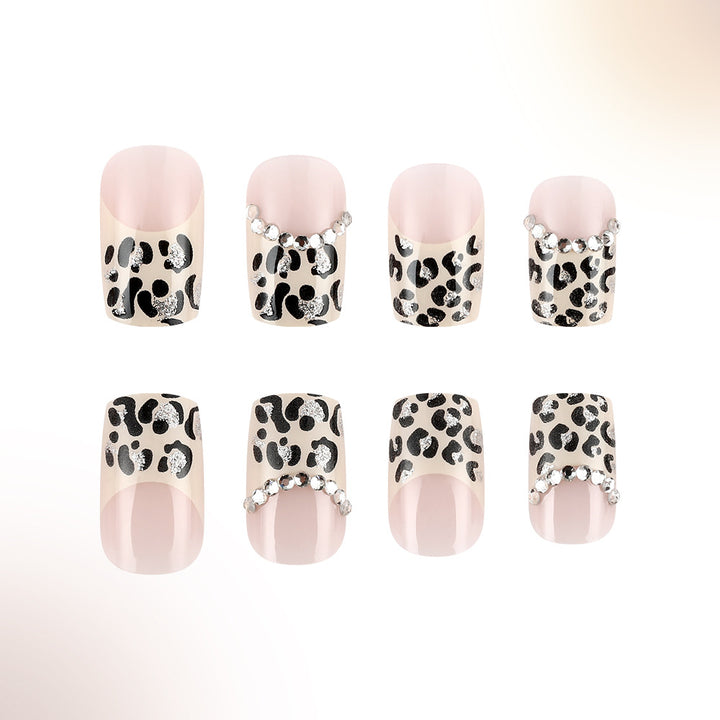 Decorative Nail Art with Rhinestones Bowlift