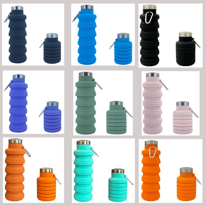 Ladies Foldable Silicone Water Bottle Bowlift